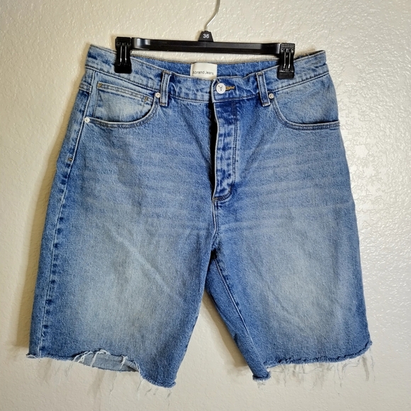 Abrand Jeans Carrie High Rise Shorts In Naomi Sz 30 - Picture 2 of 10